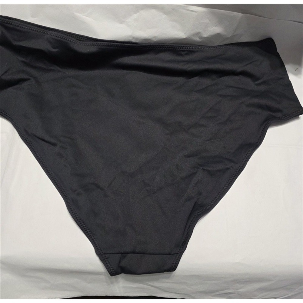 NWOT Good American 7 or 5XL Always Fits Sculpt Black Bikini Bottom 132390
